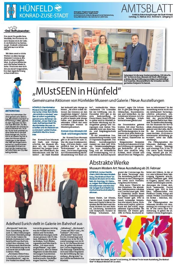 Amtsblatt vom 12. Februar 2022